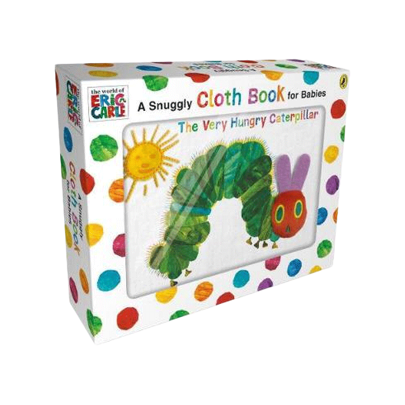 好饿的毛毛虫 英文原版 The Very Hungry Caterpillar Book & Toy Set 儿童翻翻洞洞书带玩偶 精装 英文版 进口英语原版书籍