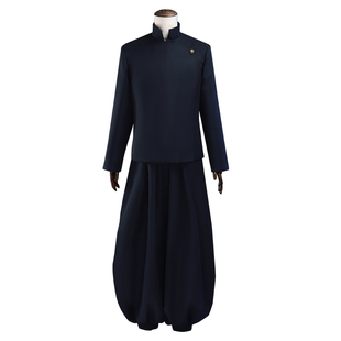 豪漫咒术回战cos高专五条悟高专夏油杰cos服蓝黑色制服