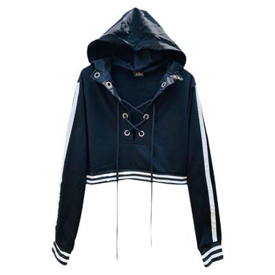 泫雅风露脐小性感跳舞短款卫衣