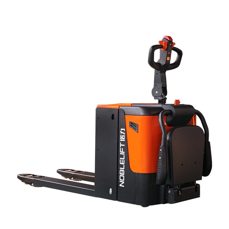 诺力踏板驾驶式电动叉车2吨托盘搬运铲车3T站驾液压电动搬运车