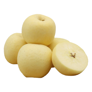山东黄金奶油富士苹果10装斤黄苹果时令新鲜水果整箱奶香包邮烟台