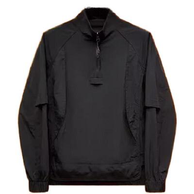 秋季新款时尚卫衣男士半拉链夹克