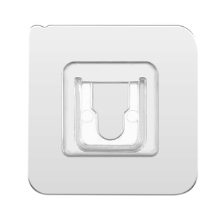 u型卡扣挂钩通用配件强力透明免打孔粘钩壁挂置物架承重粘胶贴片