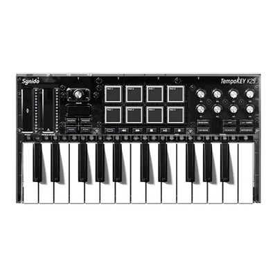 synido森林岛midi键盘25键探索家合成器k25电子乐器音乐编曲键盘