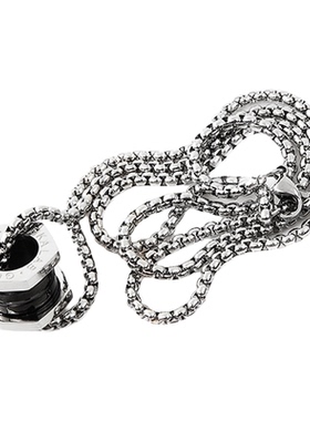 胡文煊同款GUUKA潮牌绳索螺母吊坠男女 项链嘻哈转运弹簧情侣首饰