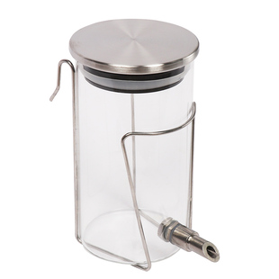 花枝鼠水壶刺猬饮水器荷兰猪喝水撞针不漏土拨鼠仓鼠龙猫防咬玻璃