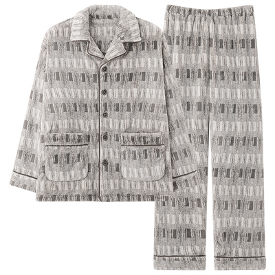 【芬腾】珊瑚绒睡衣加绒加厚保暖