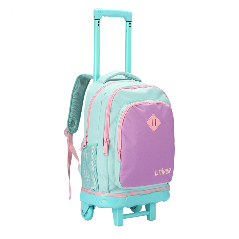 uniker拉杆书包新款男儿童小学生三到六年级女大容量可背箱包
