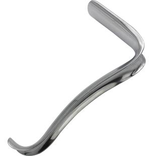 上海金钟阴道拉钩妇产科不锈钢阴道检查深部拉钩牵开器16cm板式凹