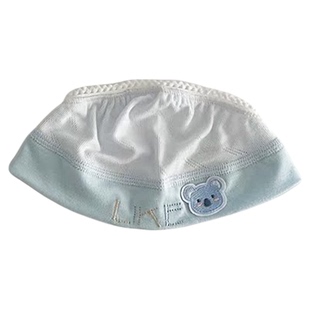 婴幼儿帽子护囟门胎帽夏季春秋发带空顶空调帽宝宝新生儿遮脑门帽