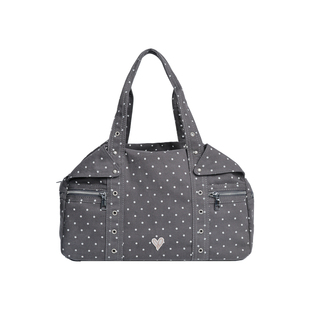 Unique blue波点托特包女通勤旅行爱心轻亚小众单肩托特大容量包