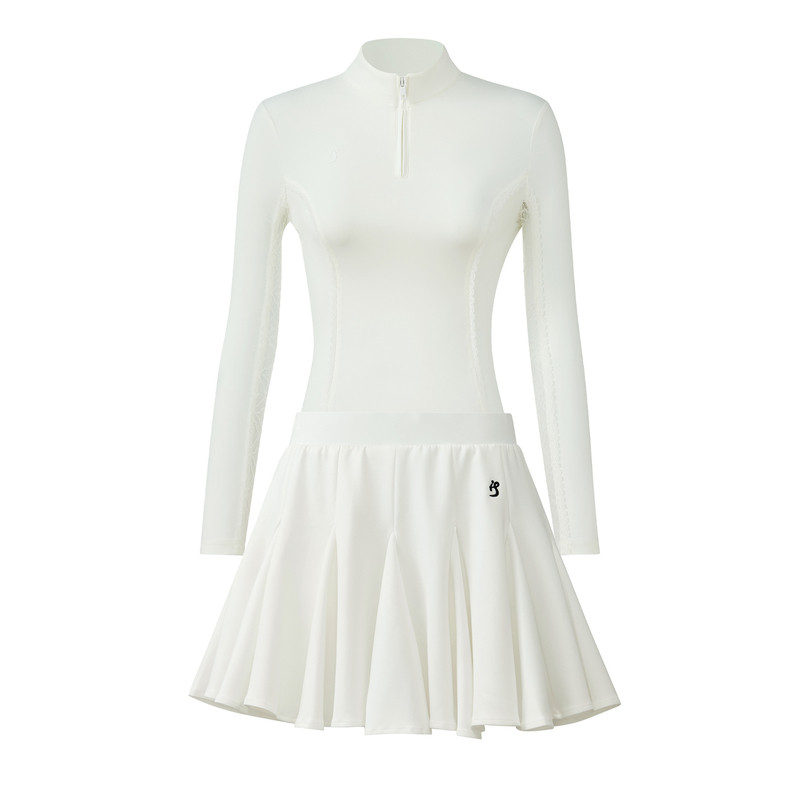 TASHI GOLF 弹力开花短裙裤高尔夫服装女速干上衣修身短袖开花裙