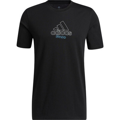 Adidas/阿迪达斯正品M GFX 夏季简约短袖男子运动T恤IB9424