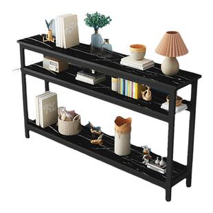 多层窄架置物架夹缝长条桌电脑桌简易小桌子阳台窄条桌靠墙边桌