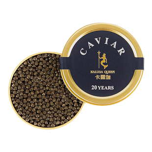 卡露伽典藏级20年欧洲鲟鳇鱼子酱即食鱼籽酱高端真正的鱼子酱衢州