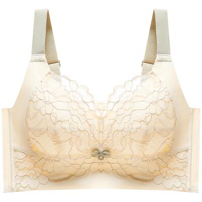 薄款内衣女大胸显小防下垂调整型