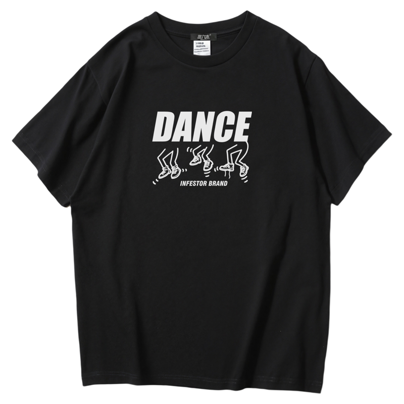 DANCE美式街头宽松短袖T恤