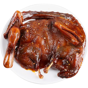 湖南特产整只酱板鸭香辣特辣即食鸭肉下酒菜手撕板鸭风干美食小吃