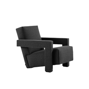 HEISHE Utrecht乌德勒支扶手椅设计师沙发椅意式经典极简单人椅