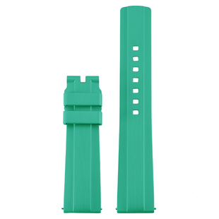 积优氟橡胶表带男适用欧米茄海马300劳力士万国沛纳海浪琴康卡斯