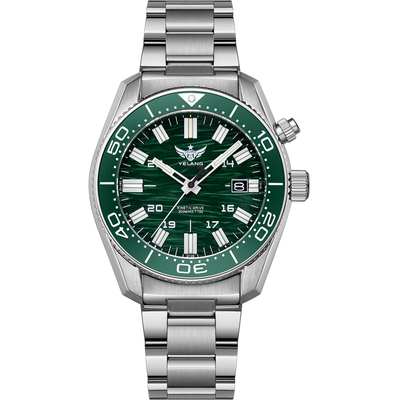 野狼氚气夜光防水人动能男表