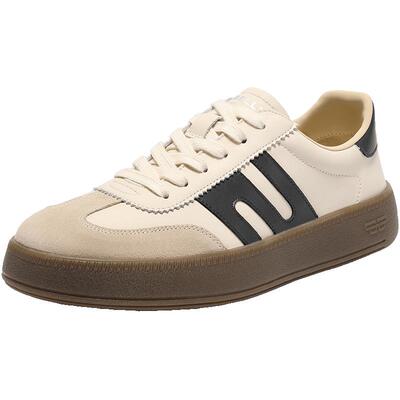 百丽男士休闲运动德训阿甘板鞋男