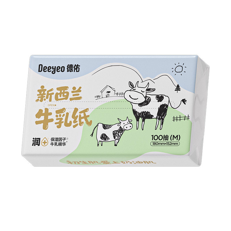 德佑牛乳纸宝宝专用擦拭细腻柔软