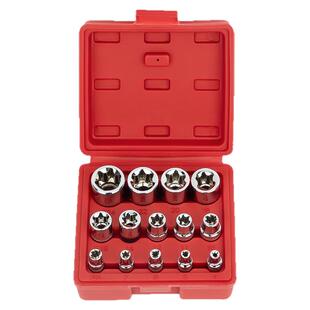 加长e型套筒套装星形花键内六花批头扳手梅花角花型套筒汽修专用