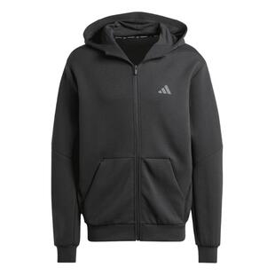速干太空棉舒适运动连帽夹克外套男装春季adidas阿迪达斯