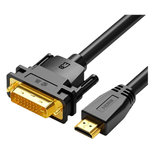 睿阜hdtv转dvi24+1转换线电脑笔记本机顶盒子PS4连接显示器屏电视