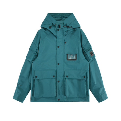 伯希和工装风单层旅行冲锋衣