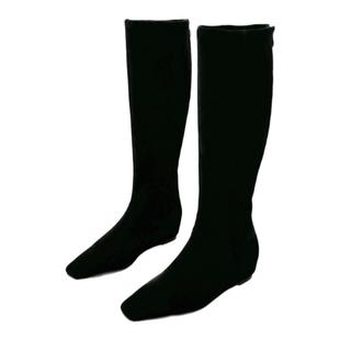 InkingPot彭姐 极简方头内增高长靴女真皮骑士靴修腿显瘦长筒靴子