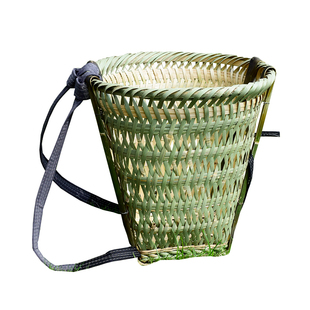 四川竹编背篼成人大号采摘蘑菇背篓赶集买菜背篓舞蹈道具采茶背篼