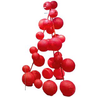 元宵灯笼装饰支架堆头立柱摆件新年开学氛围场景布置打卡拍照道具