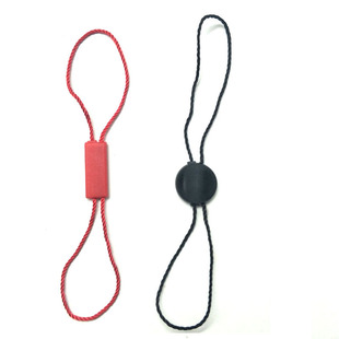 黑白双色全国包邮双头吊绳高档无字通用精品吊粒方块 圆头 吊牌绳