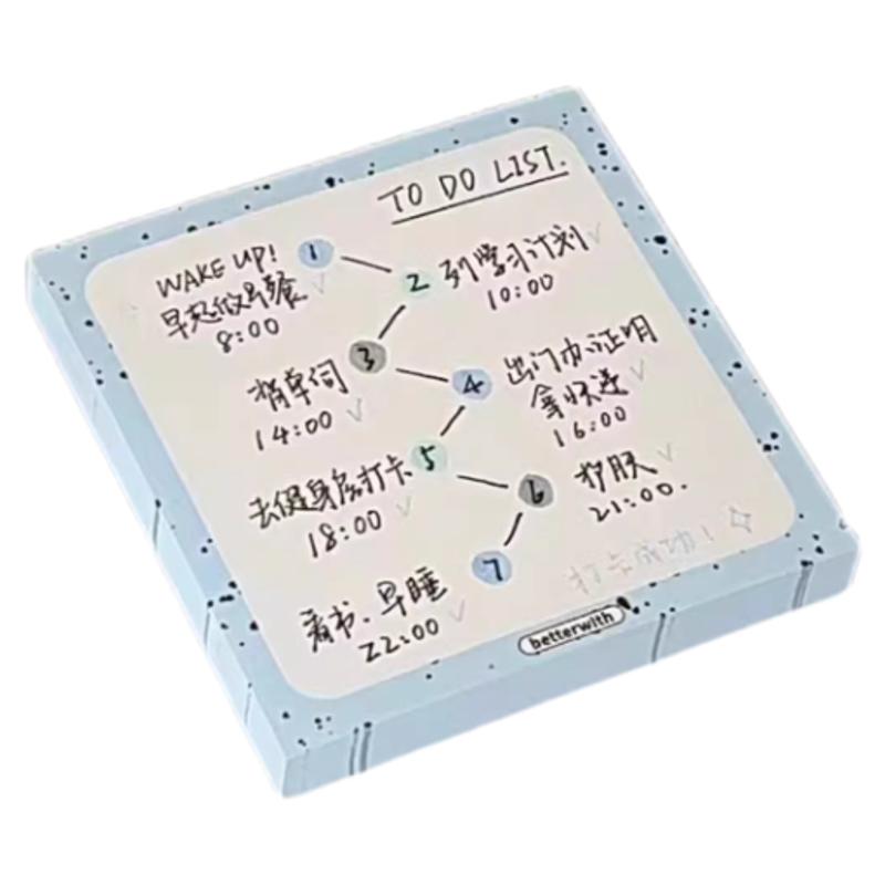 ins风高颜值泼墨便利贴便签贴