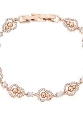 兰诺玫瑰金葫芦手链女2025新款轻奢小众精致闺蜜手串生日礼物手饰