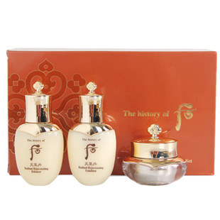 Whoo后天气丹花献华泫中样套盒水乳面霜小样套装保湿紧致抗皱防衰