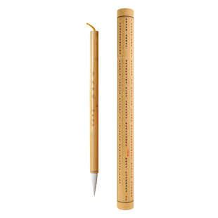 梅林笔庄兼毫毛笔专业级书法专用初学者成人入门练字中楷行楷行书颜体隶书文房高档狼毫羊毫楷书国画专用清风