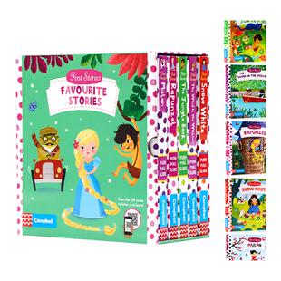 First Stories 机关书英文原版 busy系列姊妹篇公主故事英文纸板书 Snow White 绘本白雪公主灰姑娘童话故事英语启蒙绘本 campbell