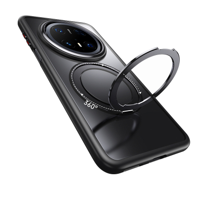 【360度旋转支架】适用华为Mate70Pro优享版手机壳磁吸支点新款70/60Pro＋外壳透明套防摔带支架的男女款磨砂
