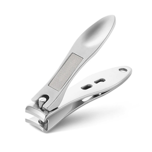 美甲工具不锈钢指甲剪去死皮修甲斜口指甲刀 大口指甲钳螳螂剪刀