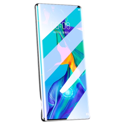 适用p30pro钢化膜uv全胶p3o手机水凝华为p30pro防摔防爆huawei边防蓝光护眼玻璃高清保护UV裸机防摔贴膜