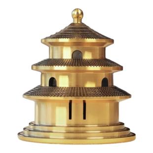 福泽天坛室内檀香薰炉创意盘香薰篆小号香炉熏香家用祈年殿摆件