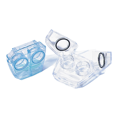 gecll隐形眼镜盒翻盖便携