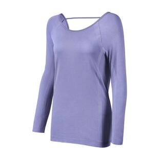 JSC无缝宽松运动T恤罩衫女美背宽松长袖跑步瑜伽健身服显瘦上衣