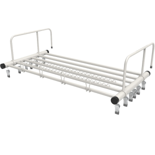 窗外晾晒神器不锈钢阳台护栏免安装晾衣架伸缩家用防风高层置物架