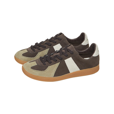 董洁同款全麂皮德训鞋