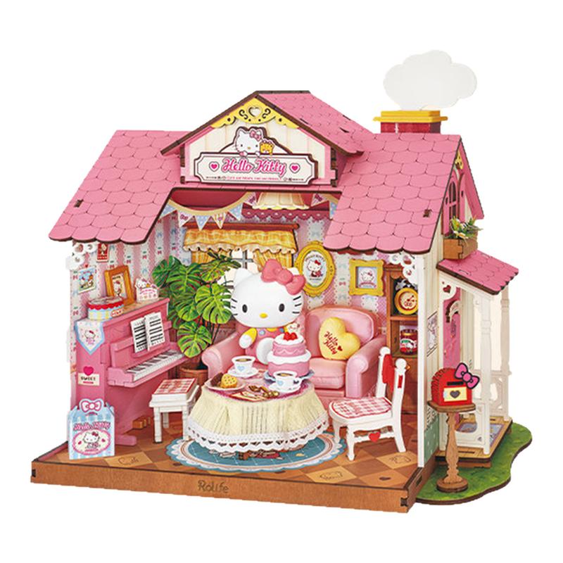 若来凯蒂猫欢乐派对diy手工小屋