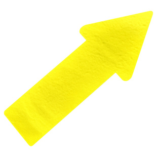 弟迈工厂车间箭头指示地面广告地贴厂房学校办公地面指示左右转标识方向指引贴加厚防水耐磨自粘斜纹地贴定制